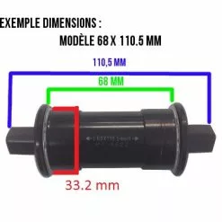 Brandless Boitier De Pédalier Sans Filetage à Double Roulement Pour Vélo -Sram Soldes boitier de pedalier sans filetage a double roulement pour velo full 3