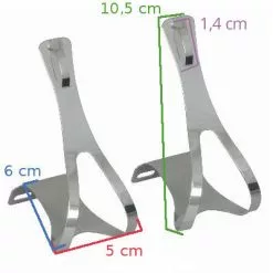 Wellgo Cale Pied En Acier Pour Pédale De Vélo -Sram Soldes cale pied en acier pour pedale de velo full 3