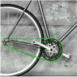 YBN Chain Chaîne Vélo BMX FIXIE Single Speed Verte -Sram Soldes chaine velo bmx fixie single speed verte full 3