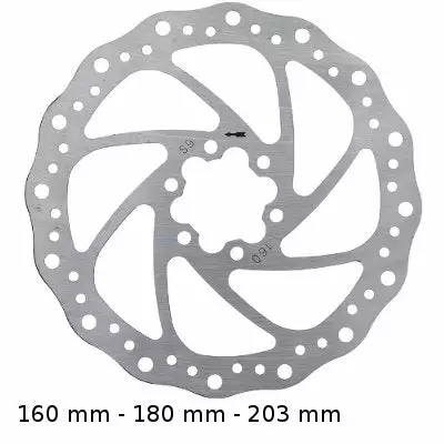 Brakco Disque De Frein Pour Vélo En Acier 160/180/203 Mm 3 Brakco Disque De Frein Pour Vélo En Acier 160/180/203 Mm