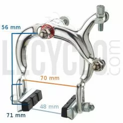 Brandless Etrier De Frein Caliper Avant Ou Arrière Pour Jante Vélo 700C -Sram Soldes etrier de frein caliper avant ou arriere pour jante velo 700c full 3