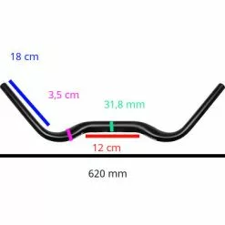 Ergotec-Humpert Guidon De Vélo Trekking Noir Ergotec Aerowing 2 -Sram Soldes guidon de velo trekking noir ergotec aerowing 2 full 3