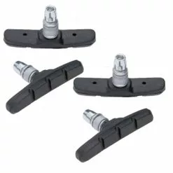 Point Lot 4 Patins De Frein Vélo V-Brake Pour Avant Et Arrière 70 Mm