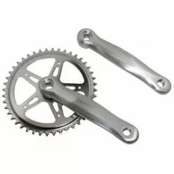 P2R Pédalier Mono Plateau Pour Vélo 5 à 8 Vitesses 44 Dents