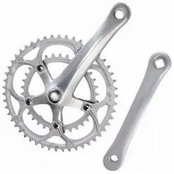 Mighty Pédalier Vélo Double Plateau 34 / 50 Dents 9 Vitesses