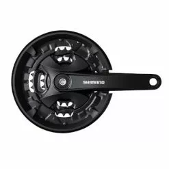 Pédalier Vélo Triple Shimano FC-MT10 3x9V 40/30/22 Dents 175mm