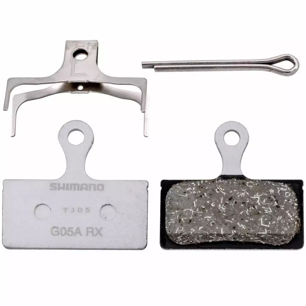 Plaquettes Frein à Disque Vélo Organique Shimano G05A-RX 3 Plaquettes Frein à Disque Vélo Organique Shimano G05A-RX