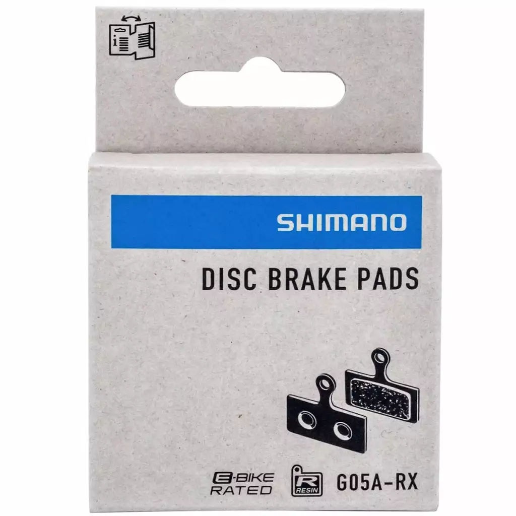 Plaquettes Frein à Disque Vélo Organique Shimano G05A-RX 4 Plaquettes Frein à Disque Vélo Organique Shimano G05A-RX – Image 2