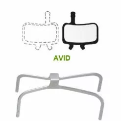 Brakco Plaquettes Organiques Pour Frein à Disque Vélo AVID Juicy -Sram Soldes plaquettes organiques pour frein a disque velo avid juicy full 5