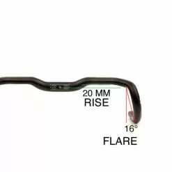 Ergotec-Humpert Cintre Gravel Ergotec Randonneur ER-20 31,8 Mm Noir -Sram Soldes randonneur gravel 1