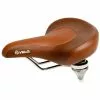 VELO Selle De Vélo Rétro Cruiser Grand Confort Marron -Sram Soldes selle de velo retro cruiser grand confort marron full