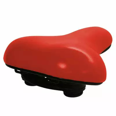 Selle Vélo Confortable Rouge - Dutch Perfect 3 Selle Vélo Confortable Rouge - Dutch Perfect