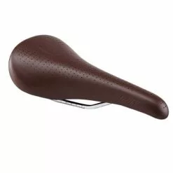 Selle Vélo De Route En Cuir Synthétique Brun Classic - Ritchey