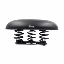 Selle Sans Bec En Gel Pour Vélo Femme Rok Selle Royal à Ressorts -Sram Soldes selleroyal rok selle velo ville arriere