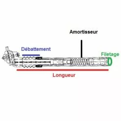 Zoom Tige De Selle De Vélo Suspendue 25,4 Mm -Sram Soldes tige de selle de velo suspendue 25 4 mm full 3